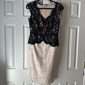 Black and White Lace Dress - Size 6